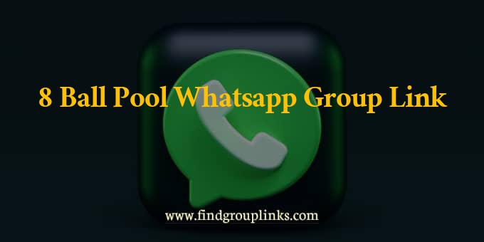 8 Ball Pool WhatsApp Group Link