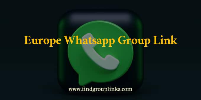 Whatsapp group join link europe