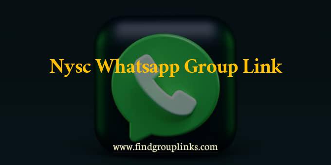 Nysc WhatsApp Group Link