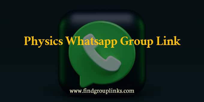 Physics WhatsApp Group Link